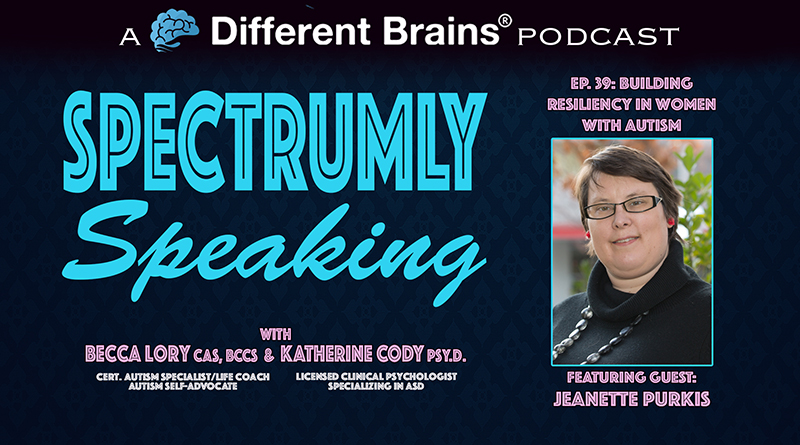Building Resiliency In Women With Autism, With Jeanette Purkis | Spectrumly Speaking Ep. 39