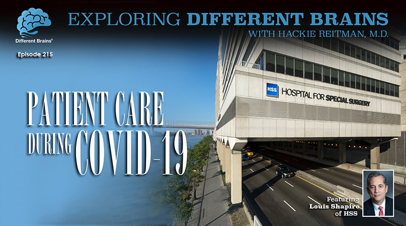 Patient Care During COVID-19, With Louis A. Shapiro Of HSS | EDB 215