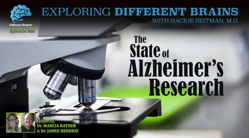 Cover Image - The State Of Alzheimer's Research, With Dr Marcia Ratner & Dr James Hendrix | EDB 255