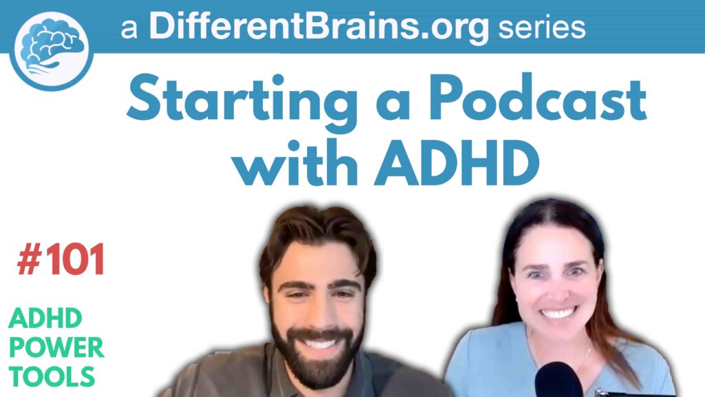 Cover Image - Starting a podcast with ADHD