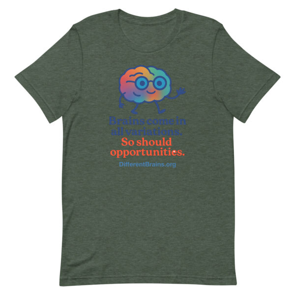 Variations Unisex t-shirt with website - Image 25