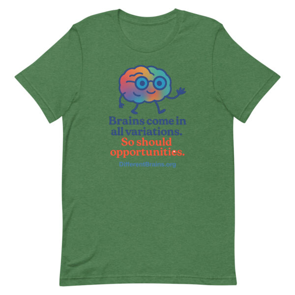 Variations Unisex t-shirt with website - Image 98