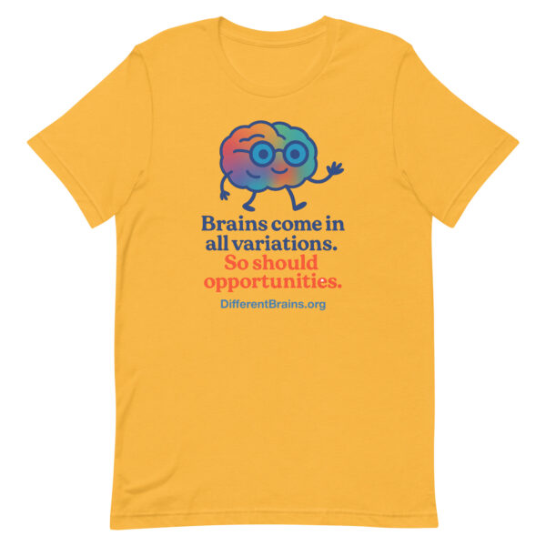 Variations Unisex t-shirt with website - Image 95