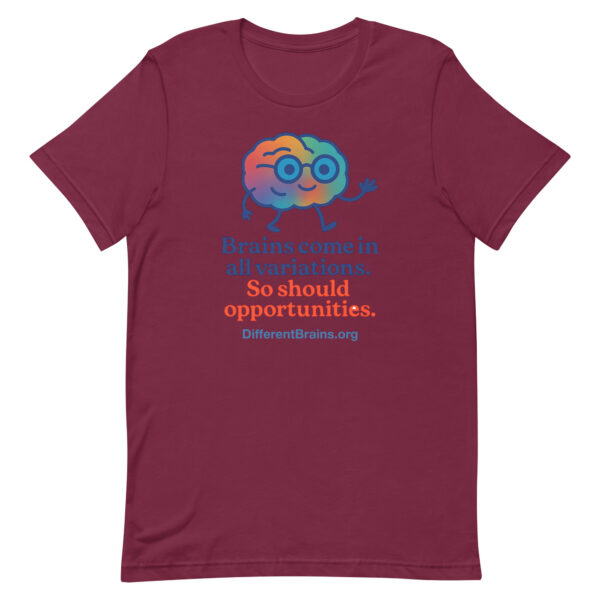 Variations Unisex t-shirt with website - Image 49