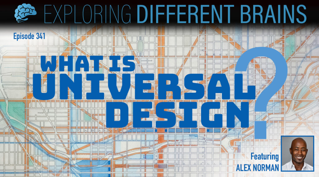 A blueprint is covere dby the phrase"What is universal design?"