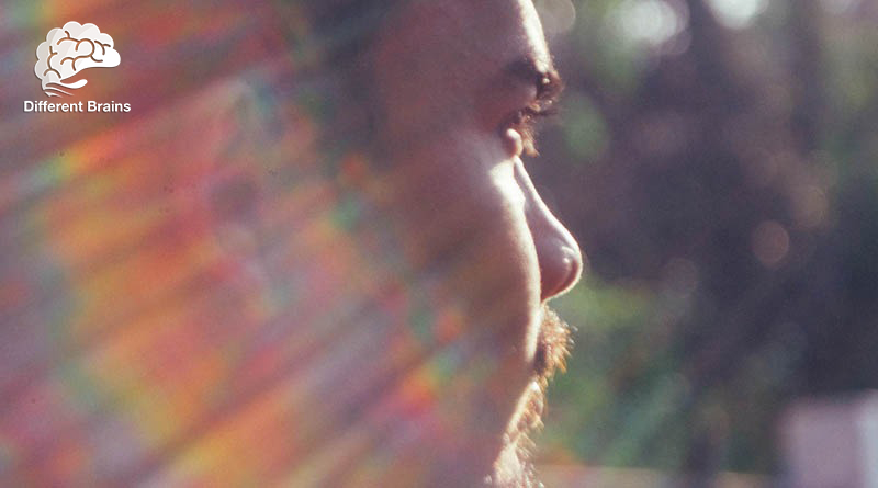 I man looks off in the distance