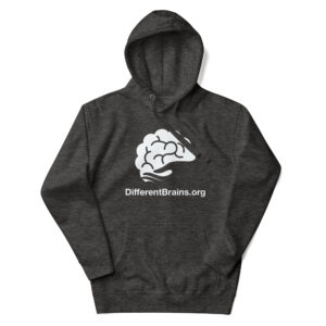 White Logo Unisex Hoodie