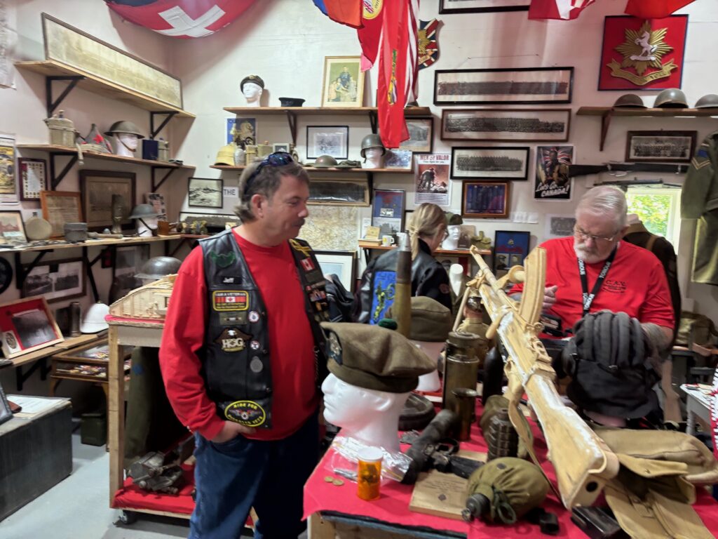 Opening day of the museum